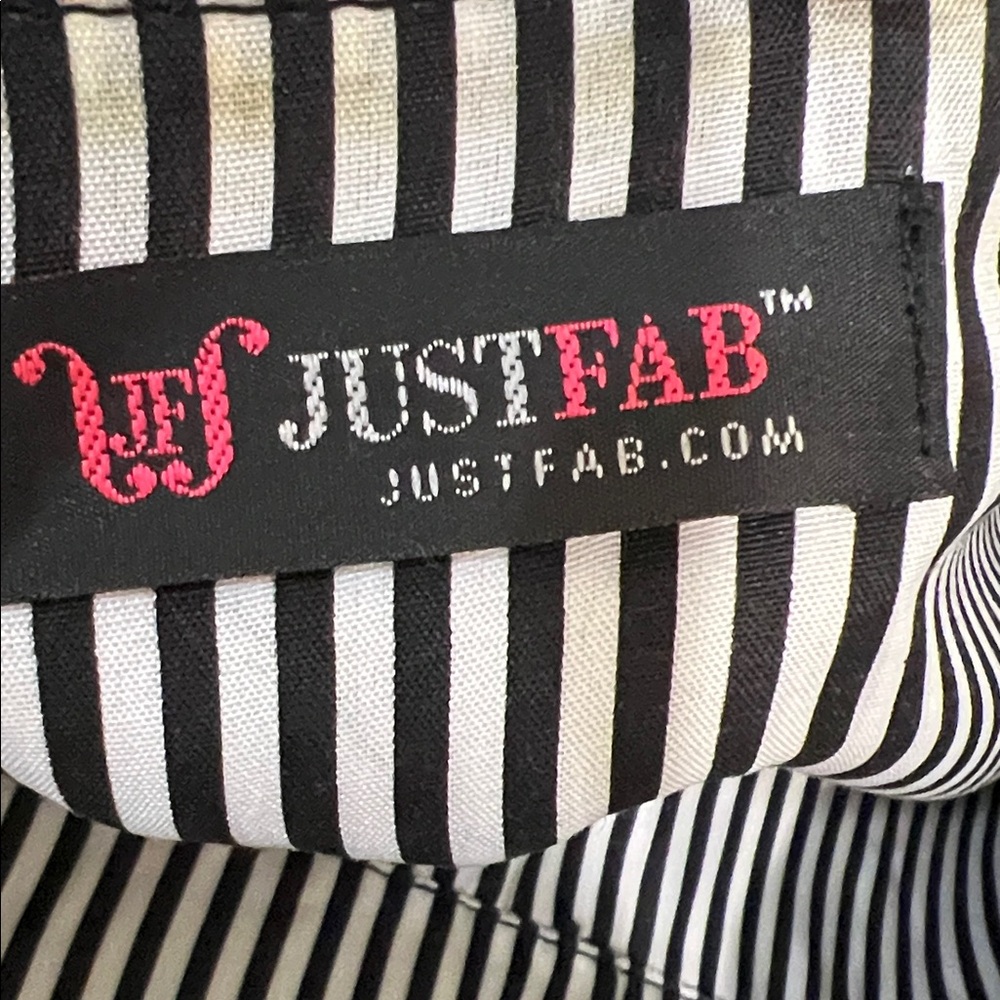 JustFab White Tote with Gold Studs - Picture 11 of 13